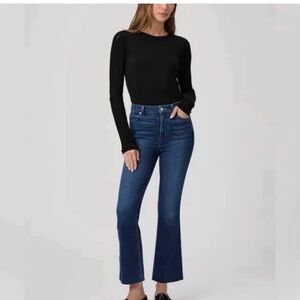 Paige Claudine High Rise Ankle Bootcut Jeans | 30